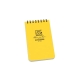 RITE voděodolný zápisník POCKET NOTEBOOK (76×133 mm) – Žlutá | ANAREUS