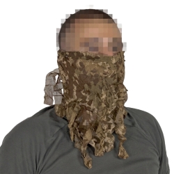 KMCS maskovací nákrčník Ultra-Lite FACE COVER – Hnědá | ANAREUS