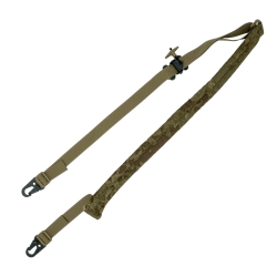 KMCS rychloutahovací 2-bodový popruh RIFLE SLING – Hnědá | ANAREUS