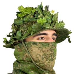 KMCS boonie klobouk s 3D listy – Next-Gen Green | ANAREUS