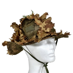 KMCS boonie klobouk s 3D listy – Next-Gen Brown | ANAREUS