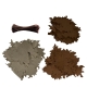 KMCS Ghillie Leafs listy (50 g / 125 ks) – Dark Colours | ANAREUS