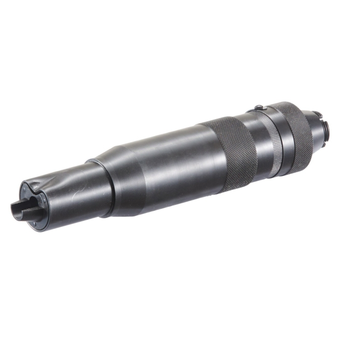 LCT ocelový tlumič PBS-4 (219 × 44 mm), 14 mm CCW / 24 mm CW | ANAREUS