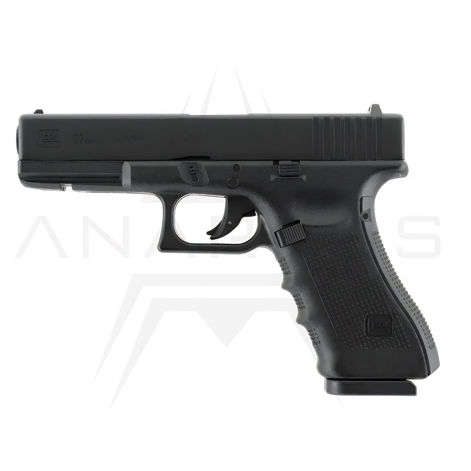 Glock 22 Gen4 CO2 - kovový závěr, blowback - černý (Glock Licensed)