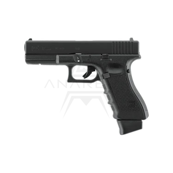 Glock 17 Gen4 CO2 - kovový závěr, blowback - černý (Glock Licensed)