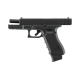 Glock 17 Gen4 CO2 - kovový závěr, blowback - černý (Glock Licensed)