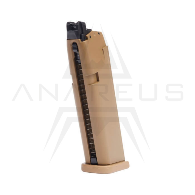 UMAREX / VFC plynový zásobník Glock 19X GBB, 22 BBs – FDE | ANAREUS