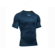 Under Armour HG Armour Printed SS NAVY, SIZE M