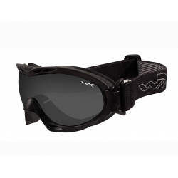 Goggles NERVE smoke grey + clear/Matte black frame
