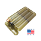 Plastic battery case TAN for AA,AAA,CR123