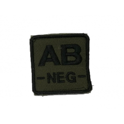 ID. Blood velcro - AB-NEG - oliv
