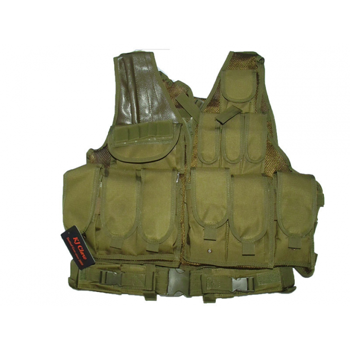 KJ.Claw Cross Draw 600D vest (OD)