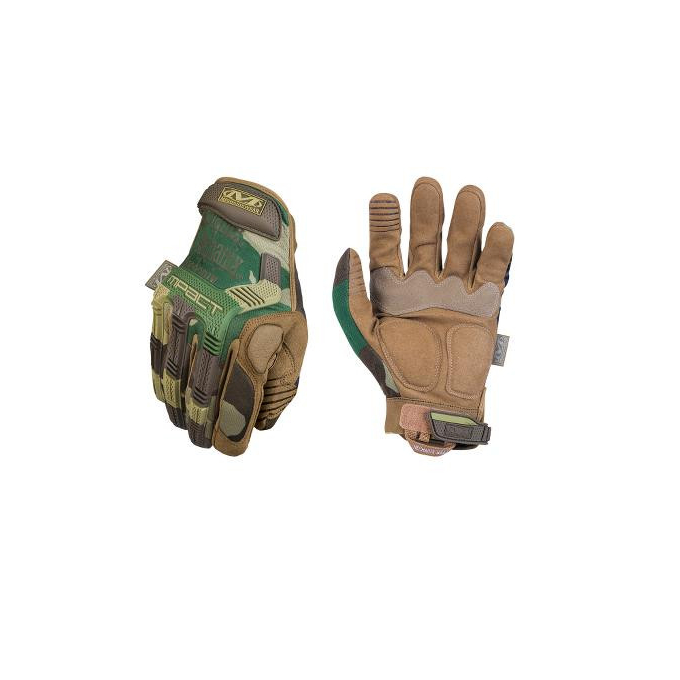 Taktické rukavice MECHANIX (M-pact) - Woodland, S, model 2017