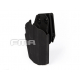 Opaskové plastové pouzdro GLS5 - holster pro GLOCK/M&P 9/MP9 a CZ P-07/09/10, černé