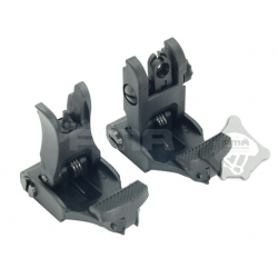 FMA 71L F/R Folding Sight Set (BK)