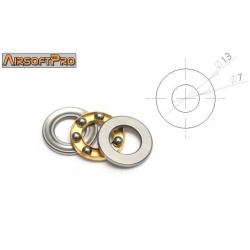 Axial bearing for sniper rifles spring guide