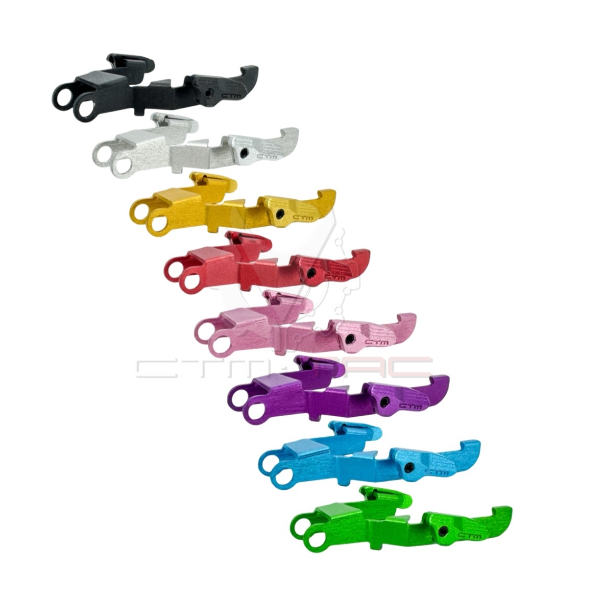 Ukázka barevných variant záchytu