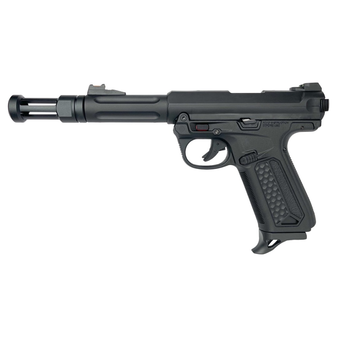 Ukázka tlumiče výšlehu na pistoli AAP-01