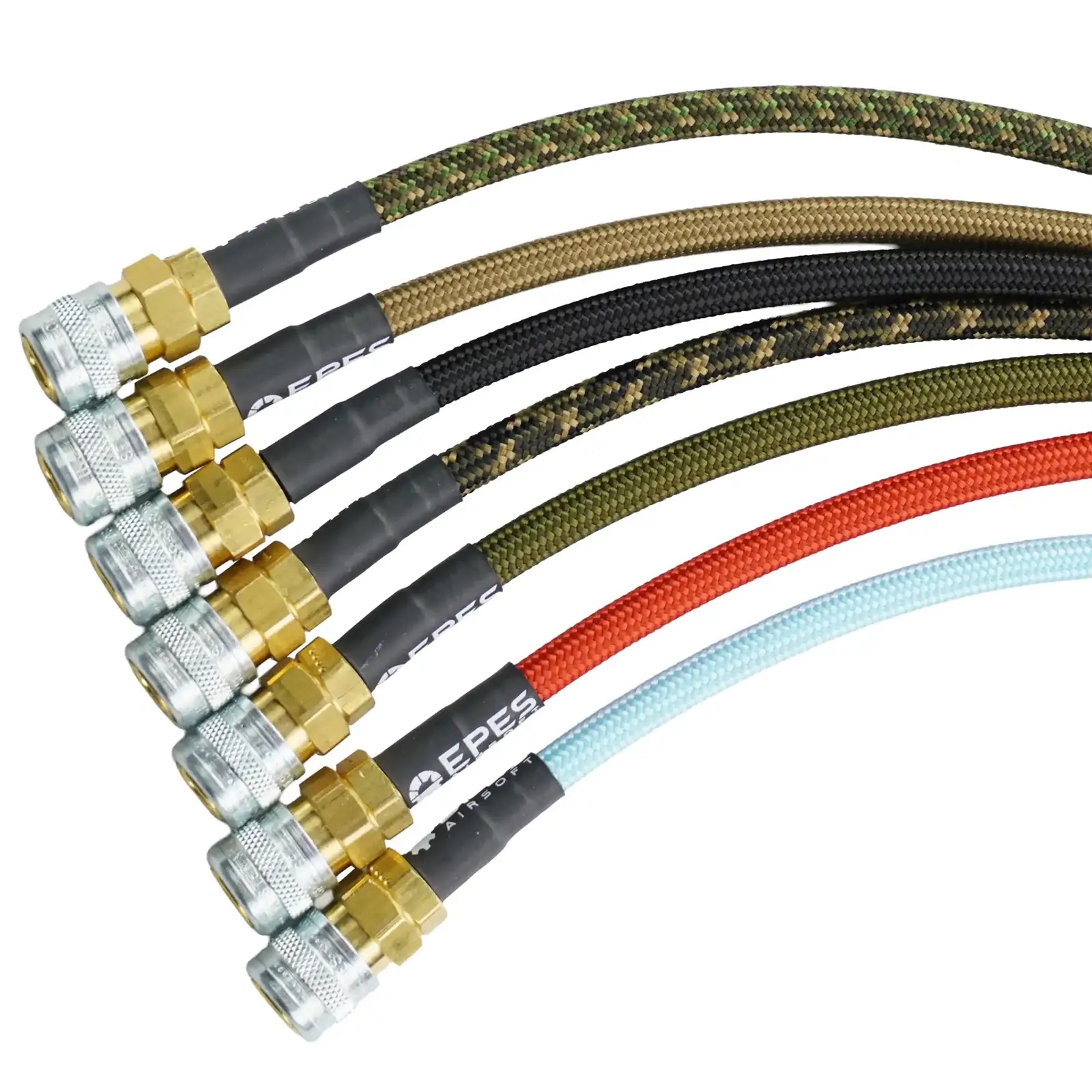 Ukázka barevných variant hadic EPeS SlimLine