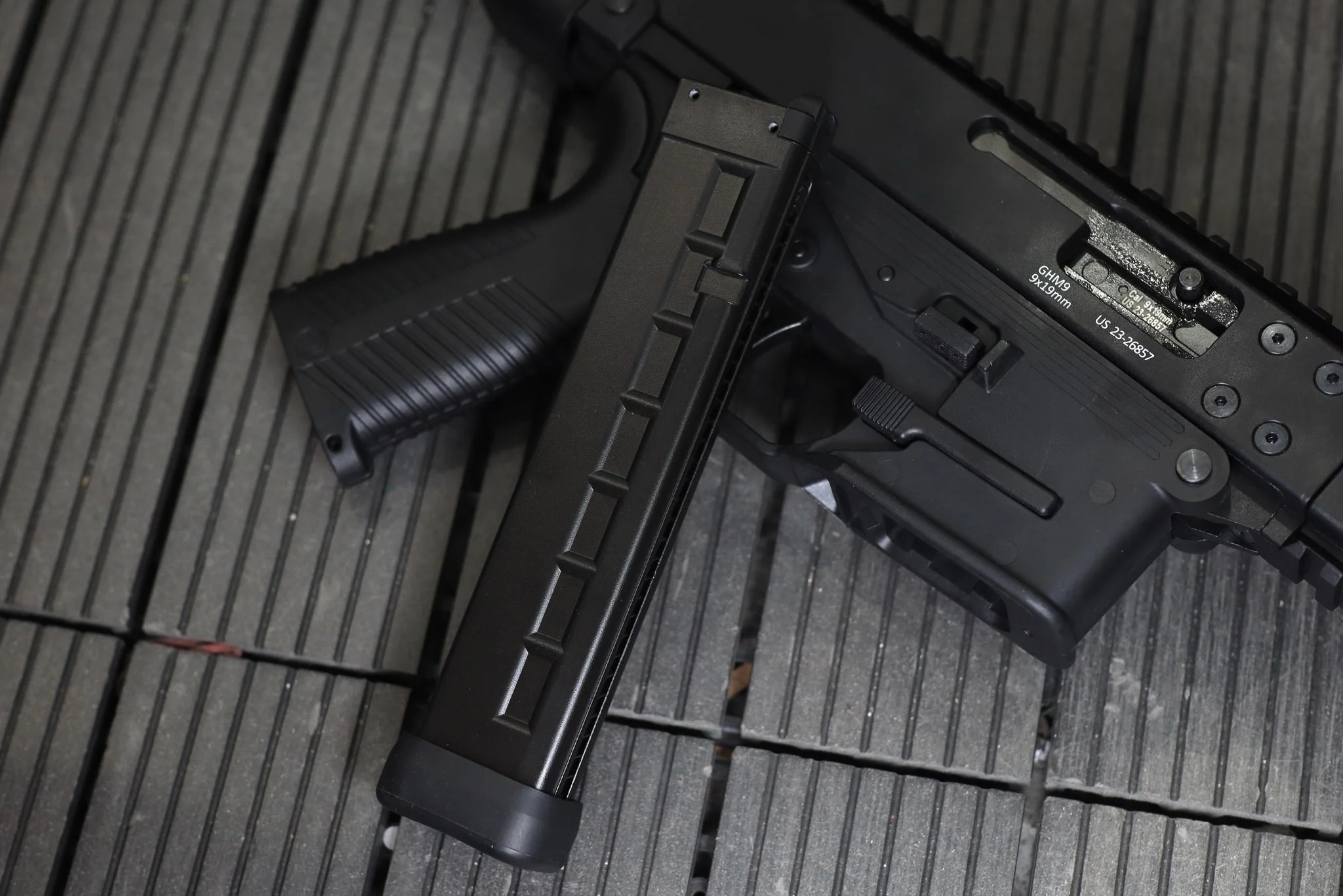 Detailní pohled na zásobník GHM9 Gen2 GBB