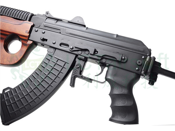 LCT extended AK LCK magazine release with steel trigger guard