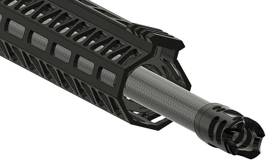 RetroArms centrovací vložka vnější hlavně M-LOK 2025 plná varianta