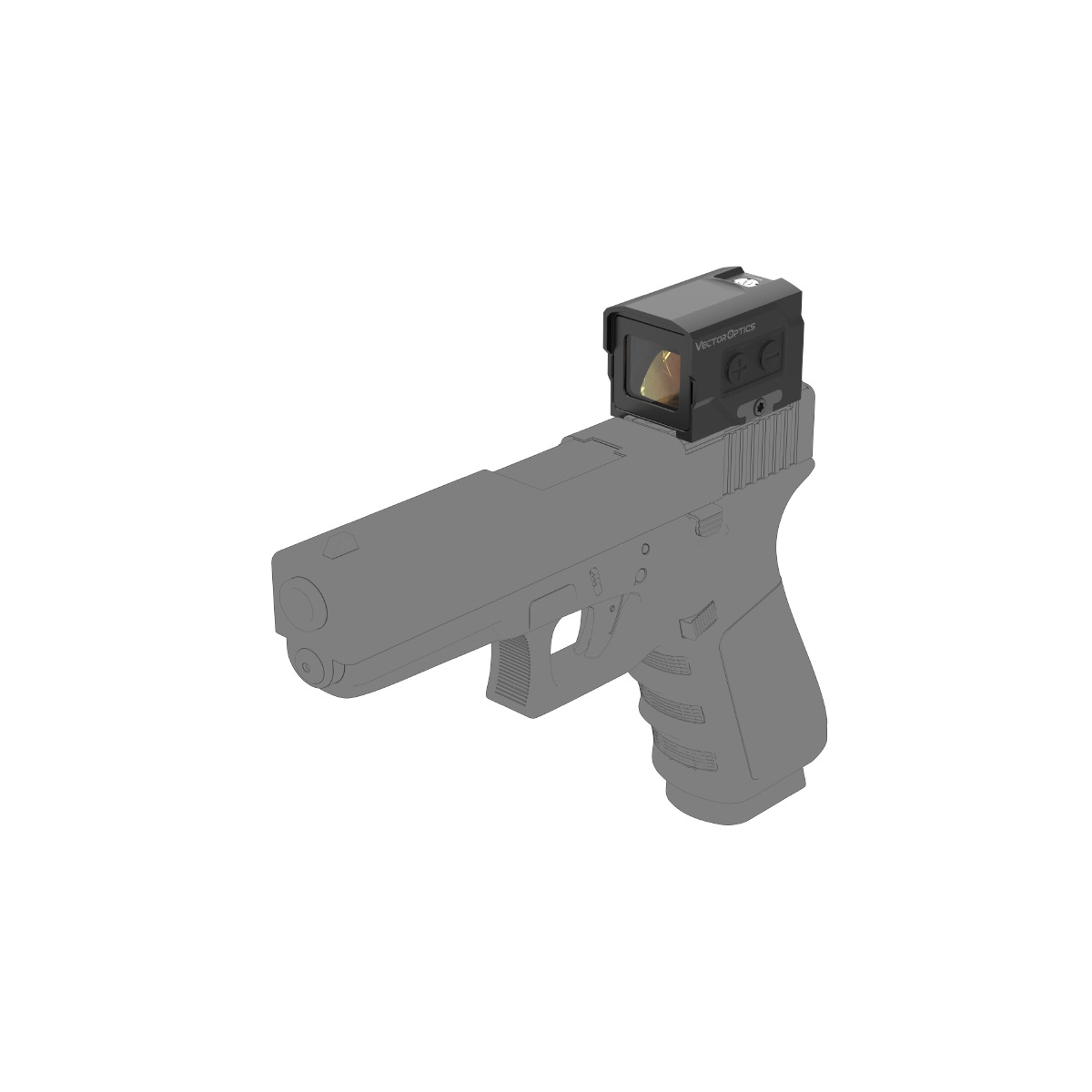 Mounted example on Glock pistol