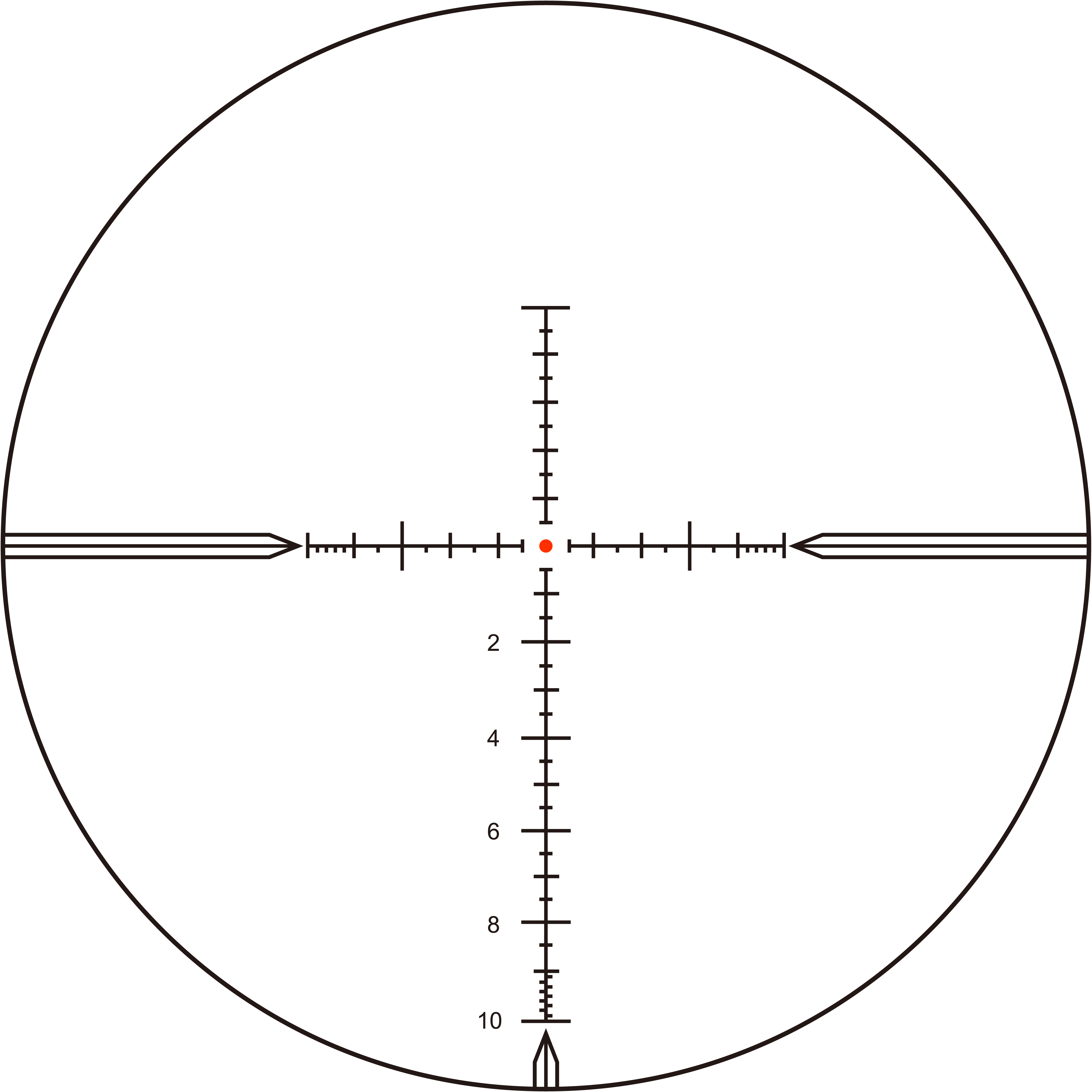 MPX1 reticle