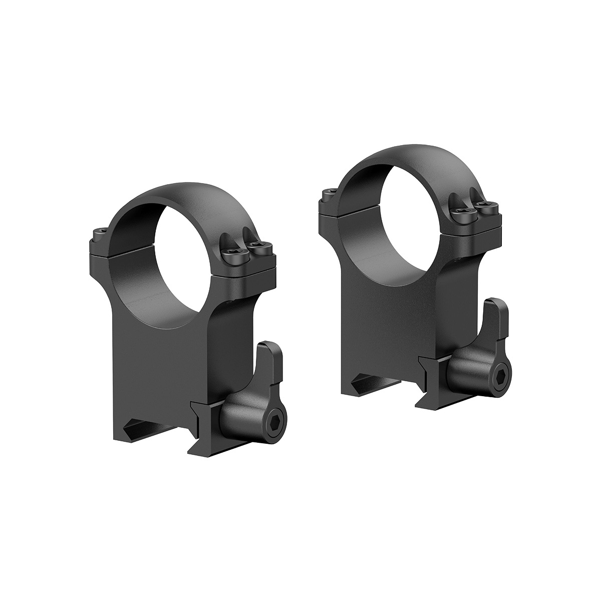 QD lever mount for RIS rail