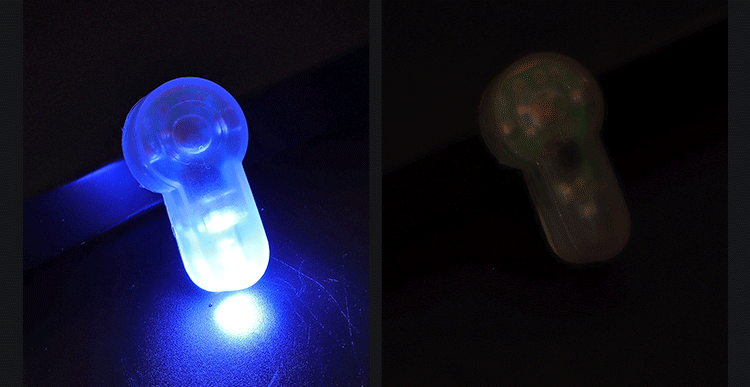 WoSporT ARC poziční světlo červená LED černá