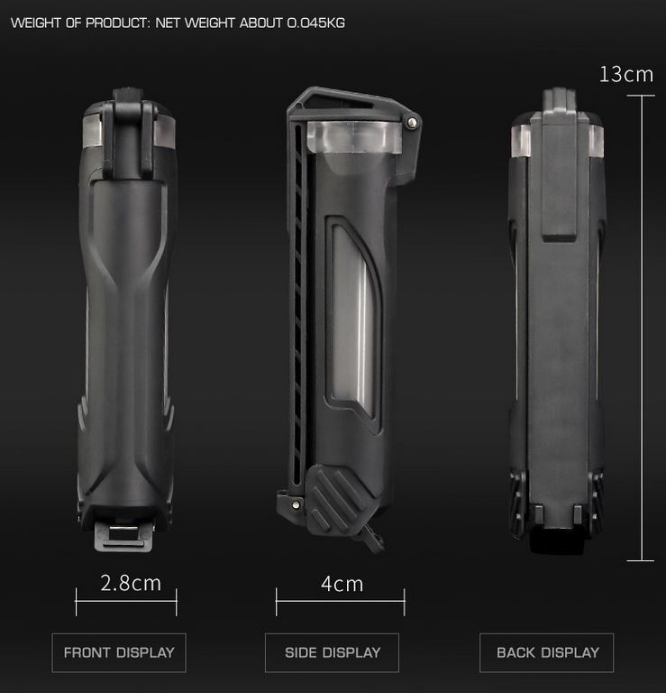 WoSporT tactical MOLLE battery pouch Multicam Black replica