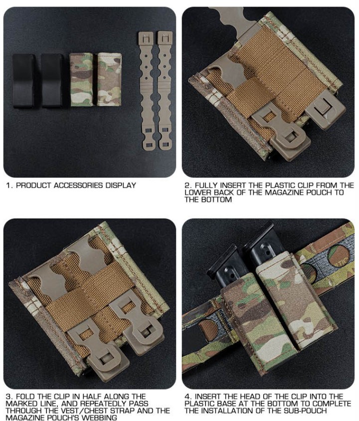 WoSporT FAST double pistol pouch