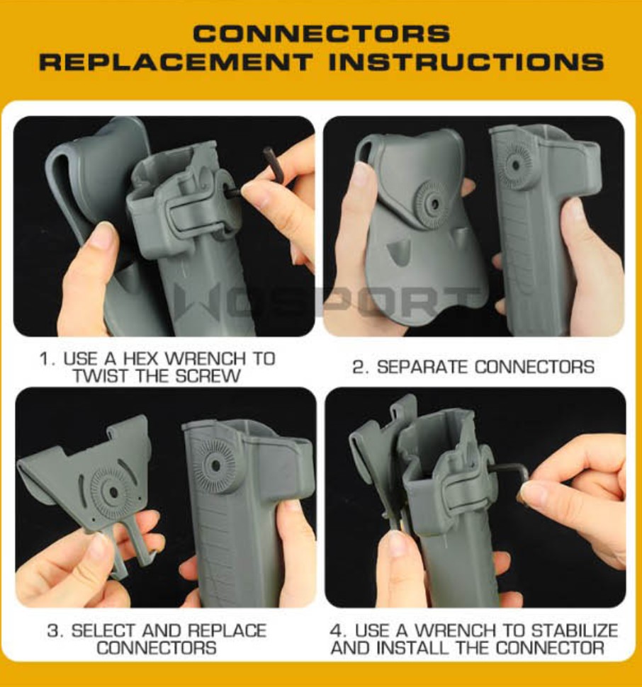 WoSporT opaskové pouzdro Hi-Capa návod na montáž