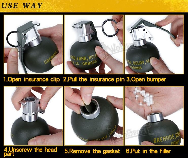 WoSporT M67 Dummy Grenade