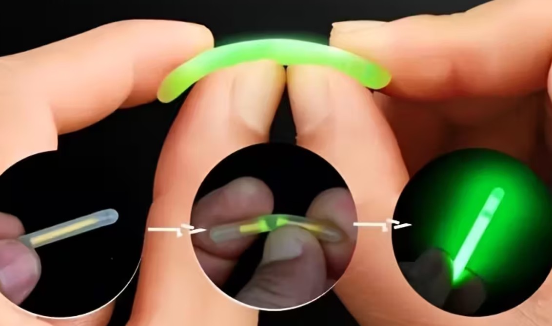 WoSporT MINI Lightstick 40 mm zelená 30 ks