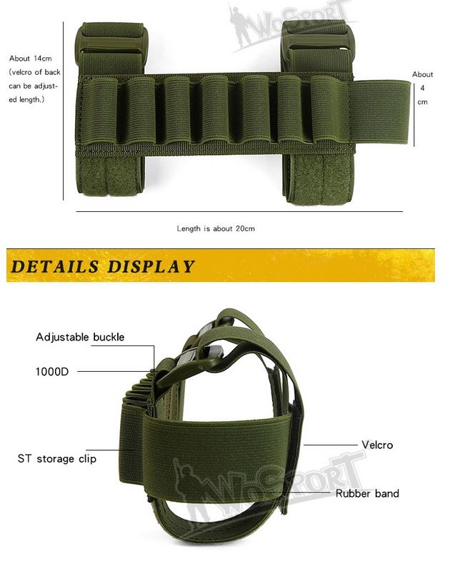 WoSporT shotgun stock shell holder