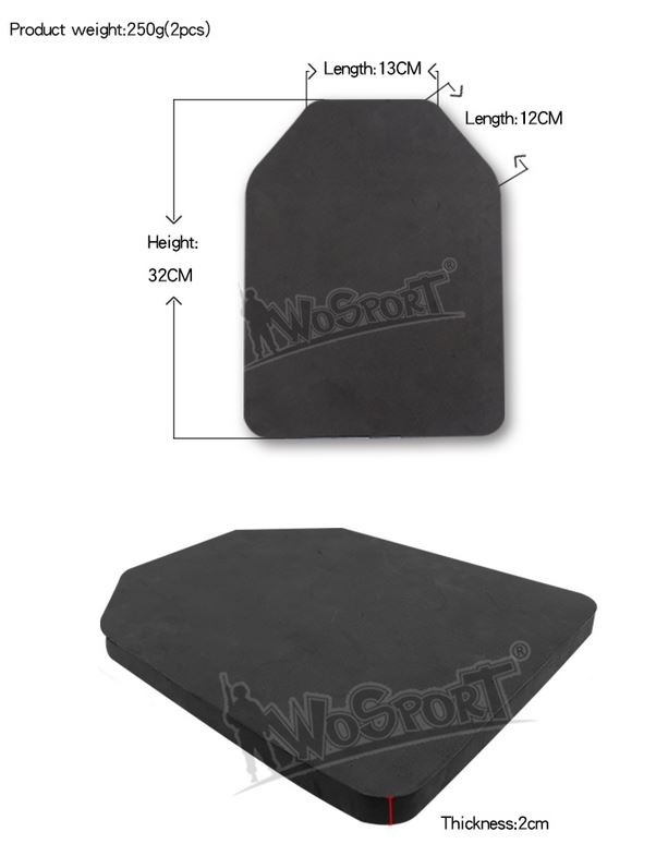 WoSporT SAPI foam plates