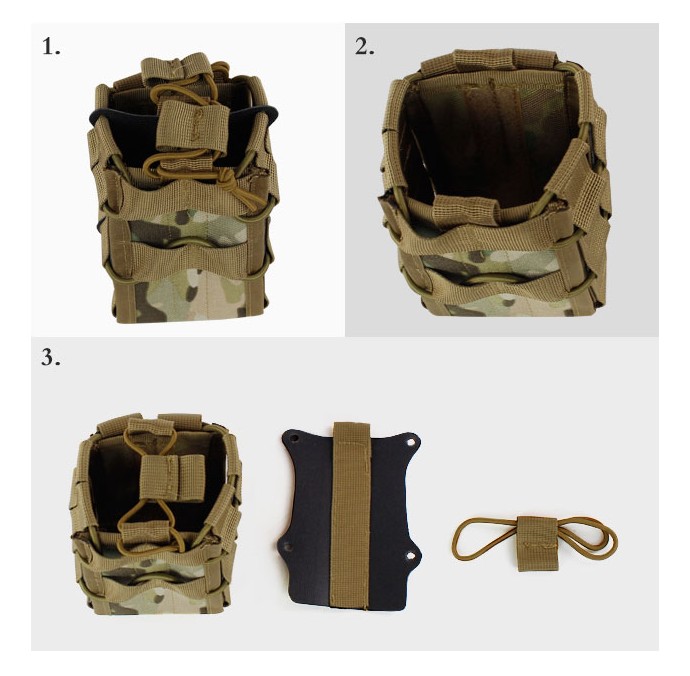 WoSporT pouch for 2 M4 magazines or grenade
