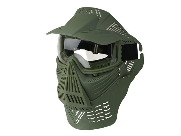 Wosport Precizní ochranná maska Transformers Ultimate V4, olivová