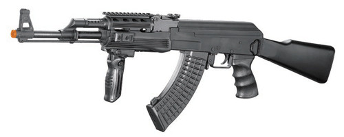 CYMA AK47 Tactical s pevnou pažbou celokov (kovový mechabox) CM042A