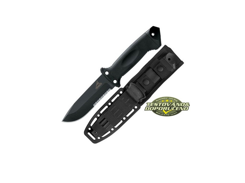 Nůž Gerber LMF II Infantry, černý, kombinované ostří
