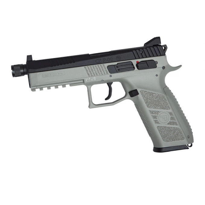 ASG CZ P-09 OR GBB High-Power CO2 Pistol - Grey