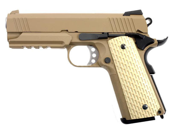 WE GBB plynová pistole DESERT WARRIOR 4.3 - Písková