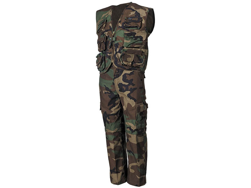 Komplet dětský vesta plus kalhoty WOODLAND