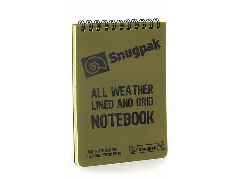 Voděodolný zápisník Bloček ALL WEATHER - zelený