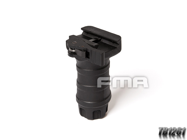 FMA QD krátká taktická rukojeť STUBBY grip na RIS lištu - Černá