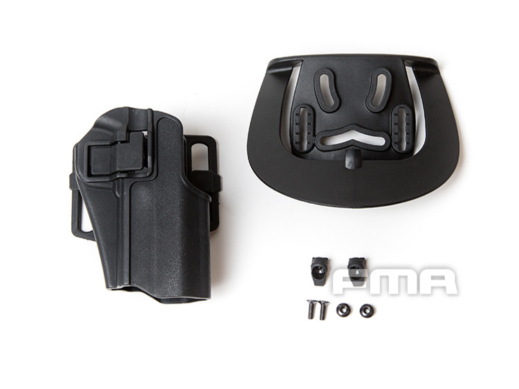 FMA Opaskové plastové pouzdro - holster pro night/desert... warrior, černé