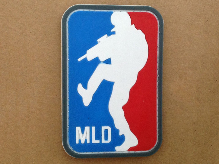 Levně Plastové 3D patche Patch PVC 3D gumový Major League Doorkicker MLD, barevný
