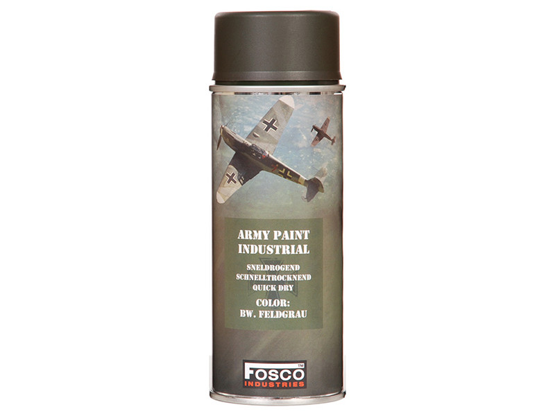 Barva ARMY ve spreji 400ml RAL 6006 BW ŠEDÁ FELDGRAU