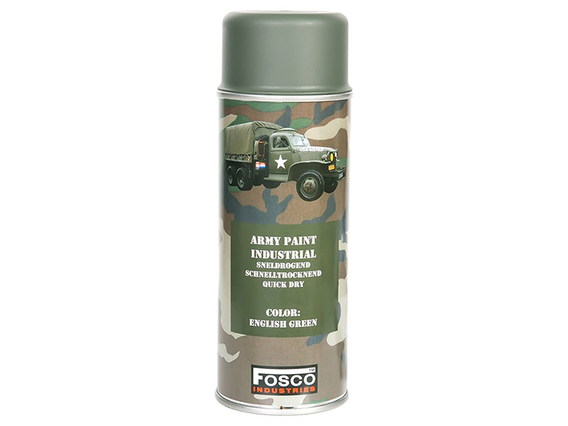 Barva ARMY ve spreji 400ml ZELENÁ ANGLICKÁ